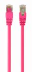 GEMBIRD PP6-1M/RO FTP Cat6 Patch cord, pink, 1 m