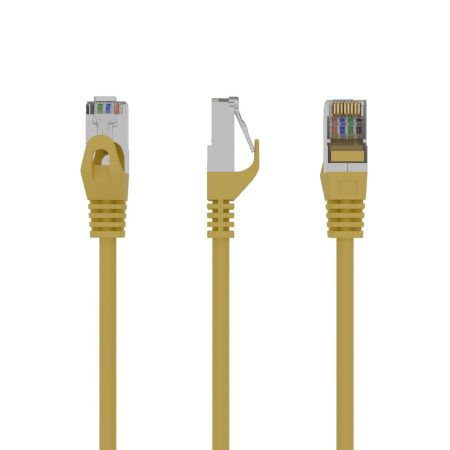 GEMBIRD PP6-1M/Y FTP Cat6 Patch cord, yellow, 1 m