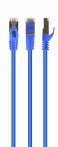  GEMBIRD S/FTP Cat. 6A LSZH patch cord, kék, 0.5 m PP6A-LSZHCU-B-0.5M