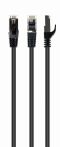   GEMBIRD PP6A-LSZHCU-BK-0.5M S/FTP Cat. 6A LSZH patch cord, black, 0.5 m