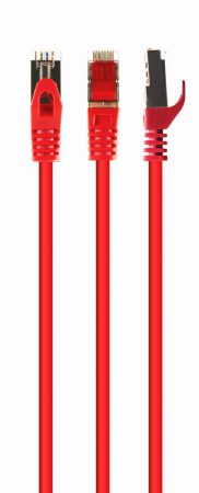 GEMBIRD S/FTP Cat. 6A LSZH patch cord, piros, 5 m PP6A-LSZHCU-R-5M