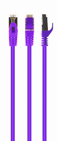 GEMBIRD PP6A-LSZHCU-V-5M S/FTP Cat. 6A LSZH patch cord, purple, 5 m