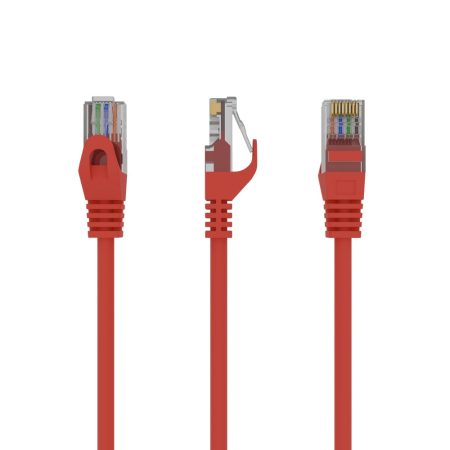 GEMBIRD UTP Cat6 Patch cord, 0,25 m, piros PP6U-0.25M/R
