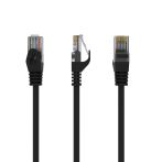 GEMBIRD UTP Cat6 Patch cord, 1 m, fekete PP6U-1M/BK