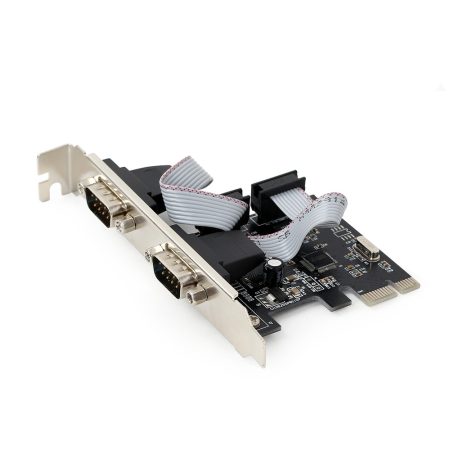 GEMBIRD 2 serial port PCI-Express add-on card, with extra low-profile bracket SPC-22
