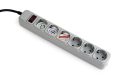 GEMBIRD Surge protector, 6 sockets, 6 ft SPG6-B-6C