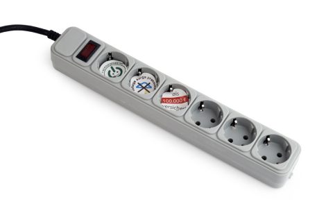 GEMBIRD Surge protector, 6 sockets, 6 ft SPG6-B-6C