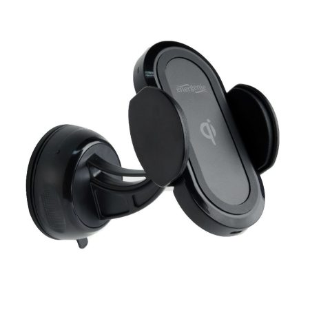 GEMBIRD Car smartphone holder with detachable fast wireless QI charger TA-CHWCQI-01