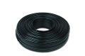   GEMBIRD TC1000S2-100M-B Flat telephone cable stranded wire 100 meters black, 2 wires