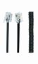   GEMBIRD telefon handset spiral cord, RJ10 (4P4C), 2 m, fekete TC4P4CS-2M