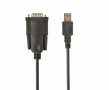   GEMBIRD UAS-DB9M-02 USB to DB9M serial port converter cable, black, 1.5 m
