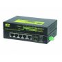   Ipari 5 port 10/100 Fast Ethernet Switch (PoE támogatás nélkül)