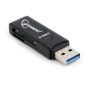 GEMBIRD Compact USB 3.0 SD card reader, bliszter UHB-CR3-01