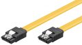   Serial ATA III kábel 0,3m 2 x "L" 6Gbyte/s fém clip GOOBAY (95019)