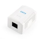 GEMBIRD CAT6 UTP 1-port surface mount box NCAC-1U6-01