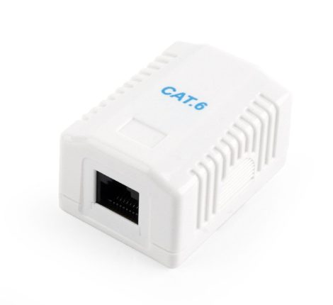 GEMBIRD CAT6 UTP 1-port surface mount box NCAC-1U6-01