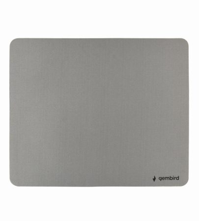 GEMBIRD Mouse pad szürke textil + gumírozott hát 5mm, 220x180 mm MP-S-G