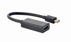   GEMBIRD 4K Mini DisplayPort to HDMI adapter kábel, fekete A-mDPM-HDMIF4K-01