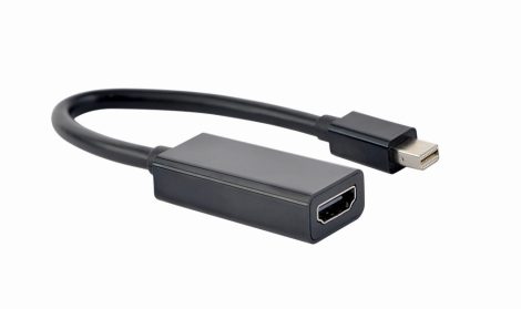 GEMBIRD 4K Mini DisplayPort to HDMI adapter kábel, fekete A-mDPM-HDMIF4K-01