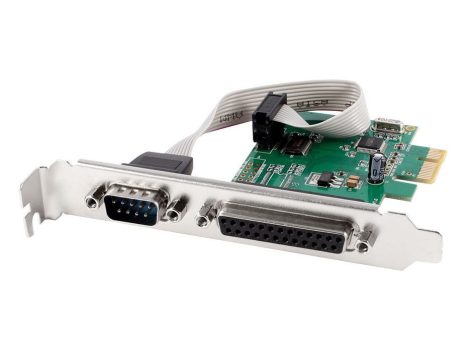 GEMBIRD Soros+Párhuzamos PCI Express kártya PEX-COMLPT-01