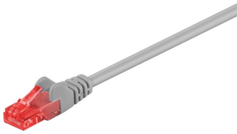 UTP patch kábel 1 m (CAT.6), réz, szürke, LSOH GOOBAY (93669)