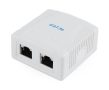 GEMBIRD CAT5E FTP 2-port surface mount box NCAC-2F5E-01