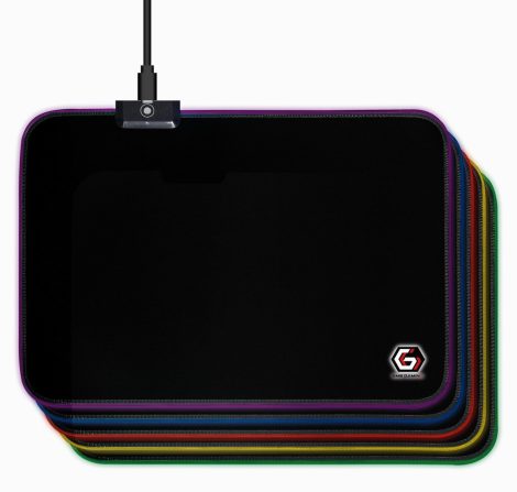 GEMBIRD MP-GAMELED-M Gaming mouse pad with LED light effect, M-size