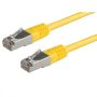 FTP patch kábel 1m CAT.5e sárga ROLINE (21.15.0132)