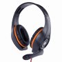   GEMBIRD GHS-05-O Gaming headset with volume control, orange-black, 3.5 mm