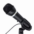 GEMBIRD Condenser microphone with desk-stand, black MIC-D-04