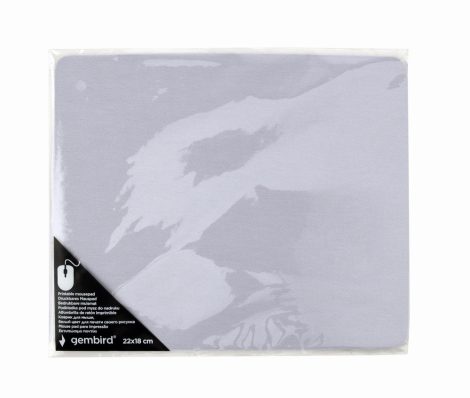 GEMBIRD Printable mouse pad, small (220 x 180 mm), white MP-PRINT-S