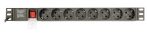   GEMBIRD Power distribution unit (PDU), 8 Schuko sockets, 1U, 16A, 3 m cable EG-PDU-014