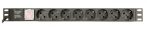   GEMBIRD Power distribution unit (PDU), 8 Schuko sockets, 1U, 16A, C14 plug 3 m cable EG-PDU-014-C14
