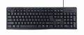GEMBIRD Multimedia keyboard, black, US-layout KB-UM-107
