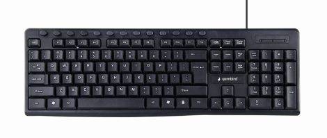 Multimedia keyboard, black, US-layout GEMBIRD KB-UM-107
