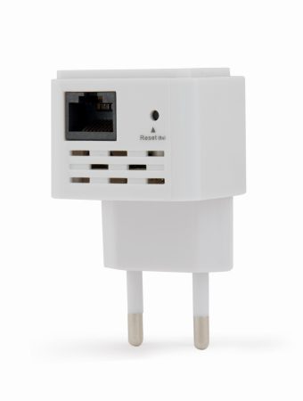 GEMBIRD WiFi jeltovábbító, range extender + 1 UTP port, 300 Mbps fehér WNP-RP300-03