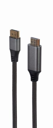 GEMBIRD DisplayPort to HDMI kábel 4K prémium, 1.8 m CC-DP-HDMI-4K-6