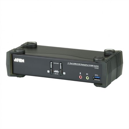 KVM Switch 2PC USB 3.0 DisplayPort 4K +Audio ATEN CS1922