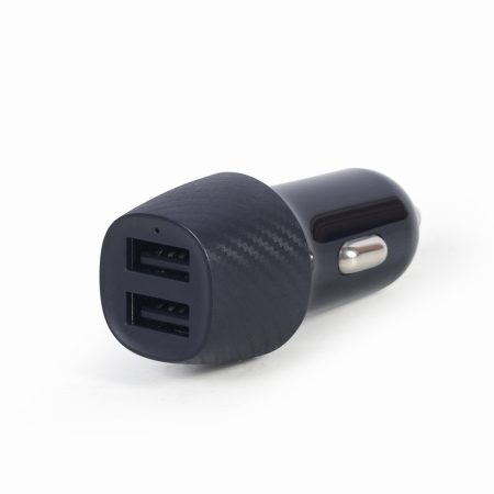 GEMBIRD 2-port USB car charger, 4.8 A, black TA-U2C48A-CAR-01
