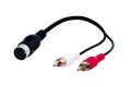   Audio kábel adapter 5-pin DIN aljzat -> 2RCA male GOOBAY (50004)