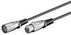 XLR hosszabbító kábel 2m GOOBAY (50705)