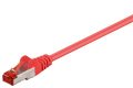   CAT.6A S/FTP patch kábel 0,25 m PIMF, LSOH, piros GOOBAY (93214)