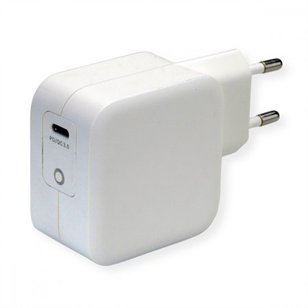 USB 3.1 hálózati gyorstöltő 1xUSB 3.1 PD. 3A max.61W ROLINE (19.11.1018)