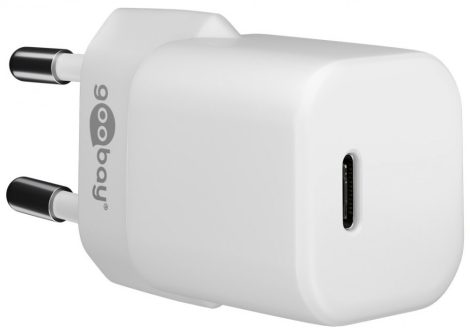 USB hálózati gyorstöltő USB-C 3.1 nano, 20W, fehér GOOBAY (59358)