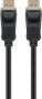   DisplayPort kábel DP M-DP M 2m v.1.2 aranyozott GOOBAY (49959)