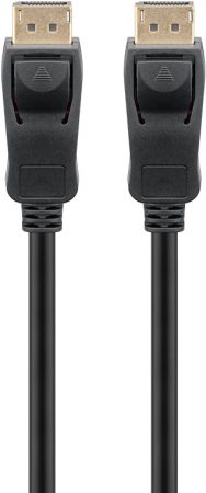 DisplayPort kábel DP M-DP M 2m v.1.2 aranyozott GOOBAY (49959)