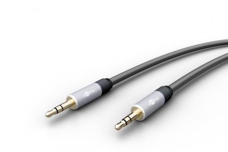 Audio kábel 2x3,5mm jack 5m aranyozott GOOBAY (79133)