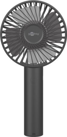 USB kézi ventilátor állvány funkcióval, fekete GOOBAY (49645)