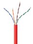   GEMBIRD CAT5e UTP LAN cable (CCA), solid, 1000 ft, red GEMBIRD (UPC-5004E-SOL-R) UPC-5004E-SOL-R