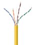   CAT5e UTP LAN cable (CCA), solid, 1000 ft, yellow GEMBIRD (UPC-5004E-SOL-Y)